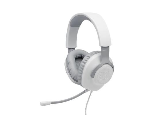 JBL Quantum 100 Custom Wired Gaming Headset - White